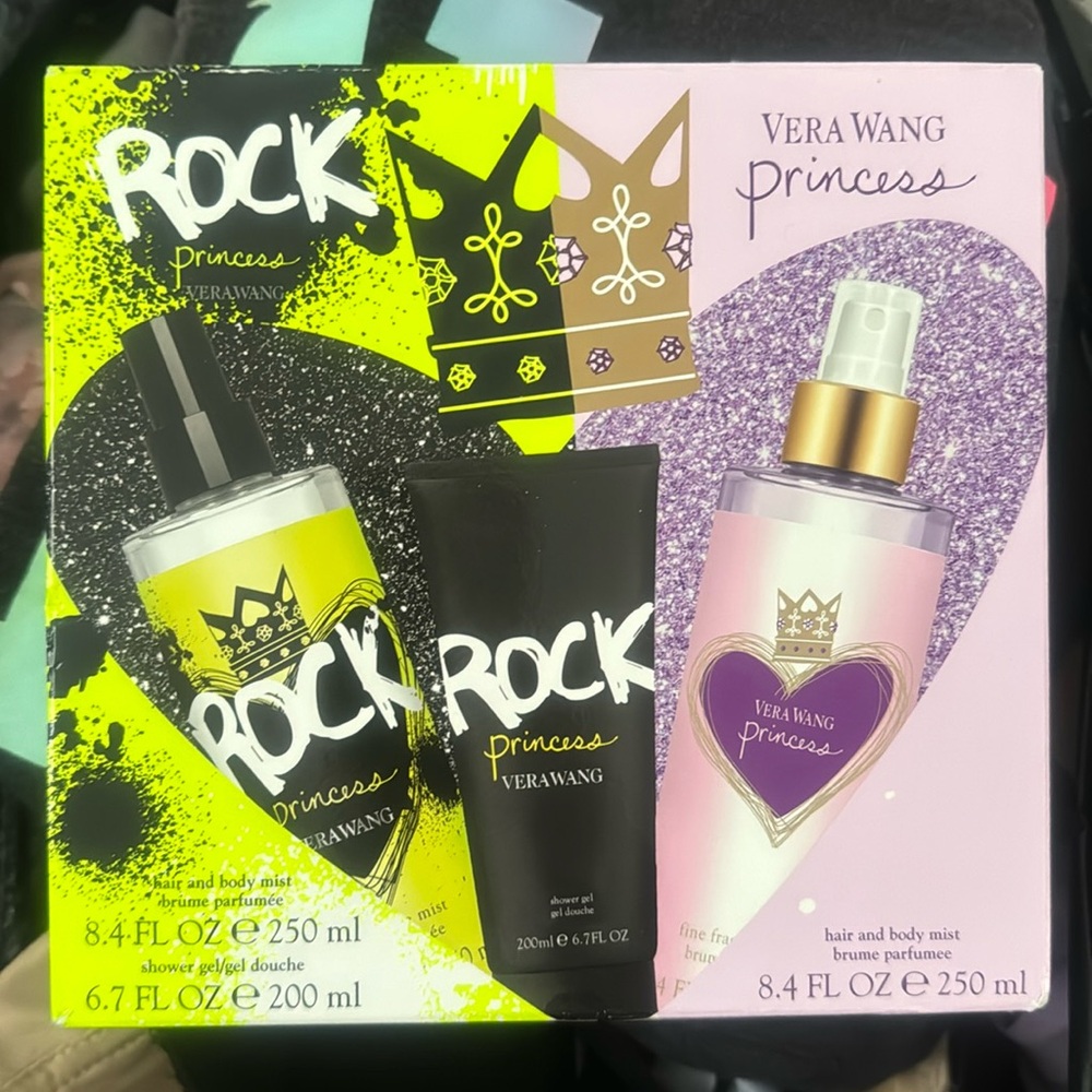Vera Wang Rock Princess perfume w/body wash & Vera Wang Princess perfume 👑